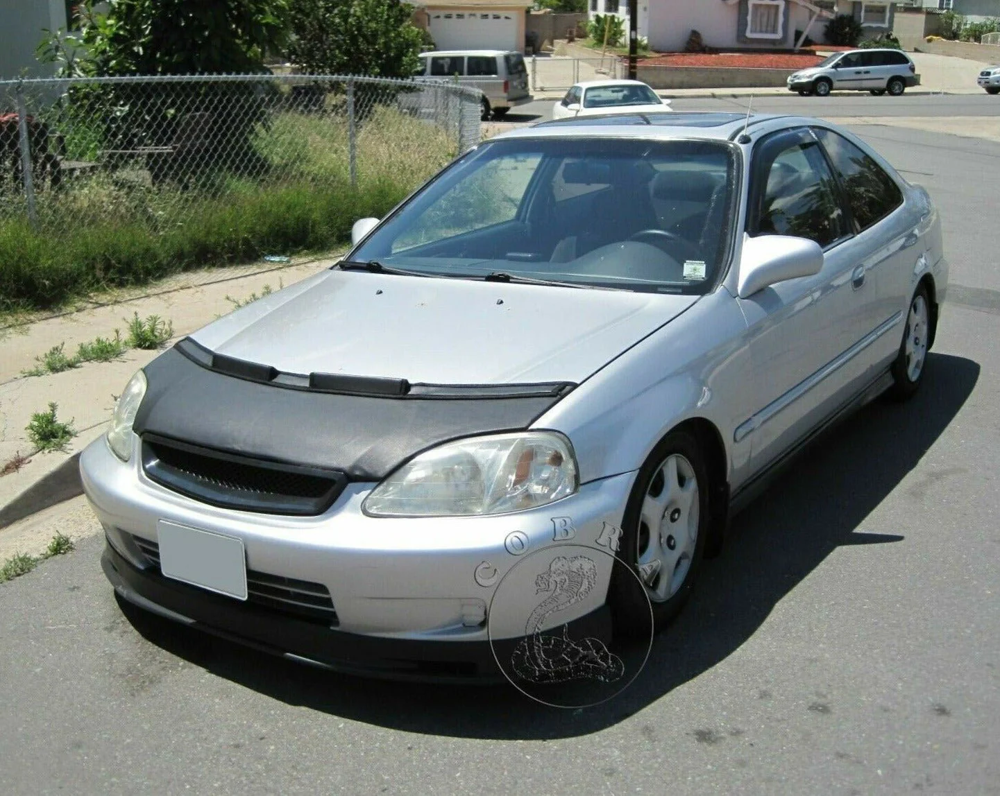Hood Bra For Honda Civic 1999-2000 - Image 3