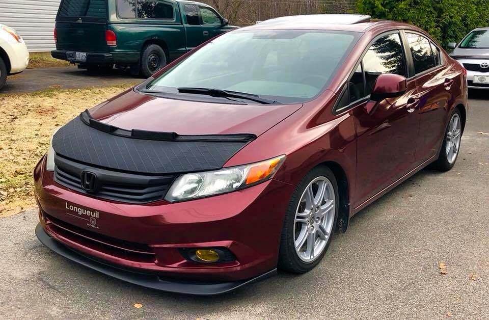 Hood Bra For Honda Civic 2012-2013 - Image 11
