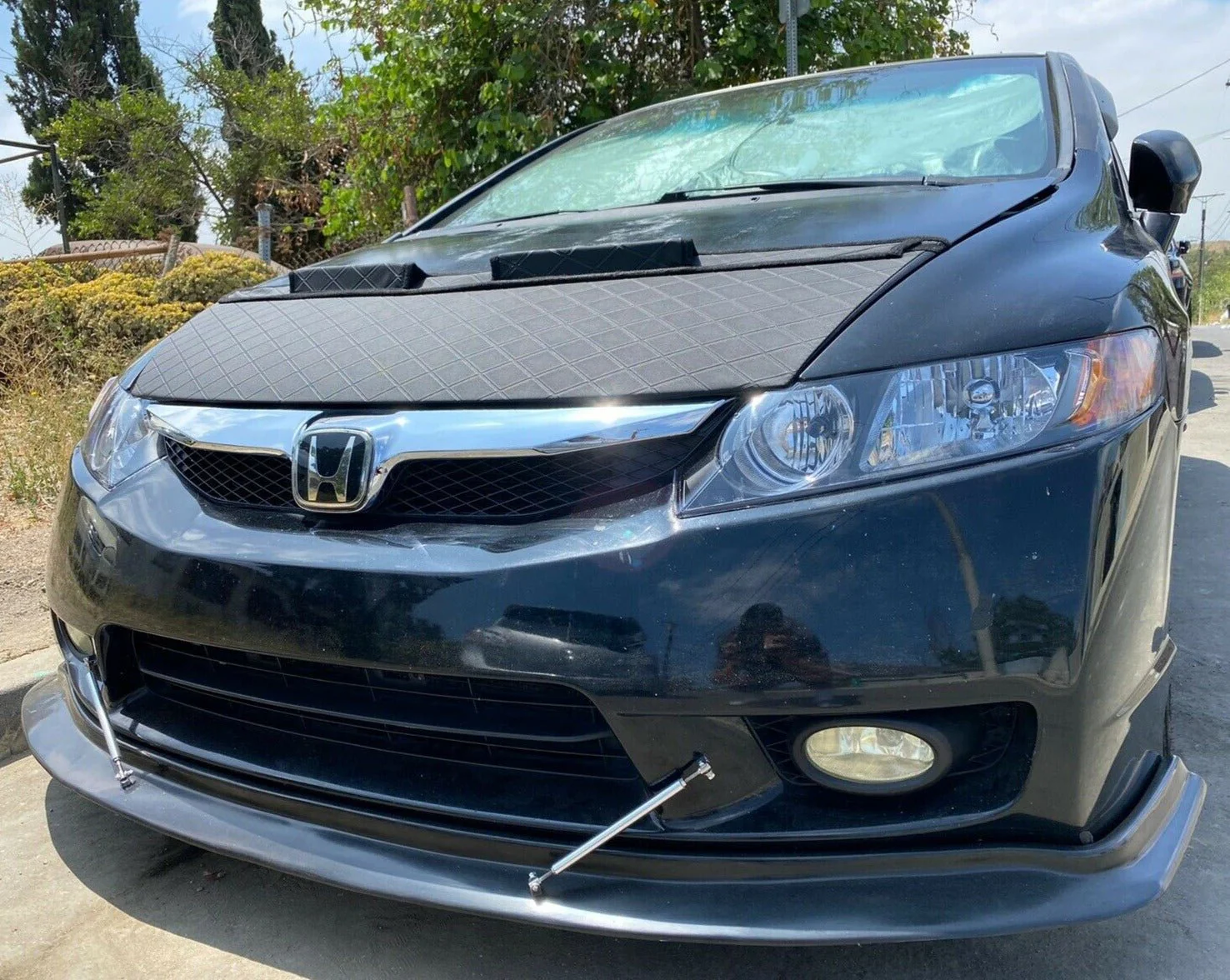 Hood Bra For Honda Civic 2006-2011 Sedan - Image 15