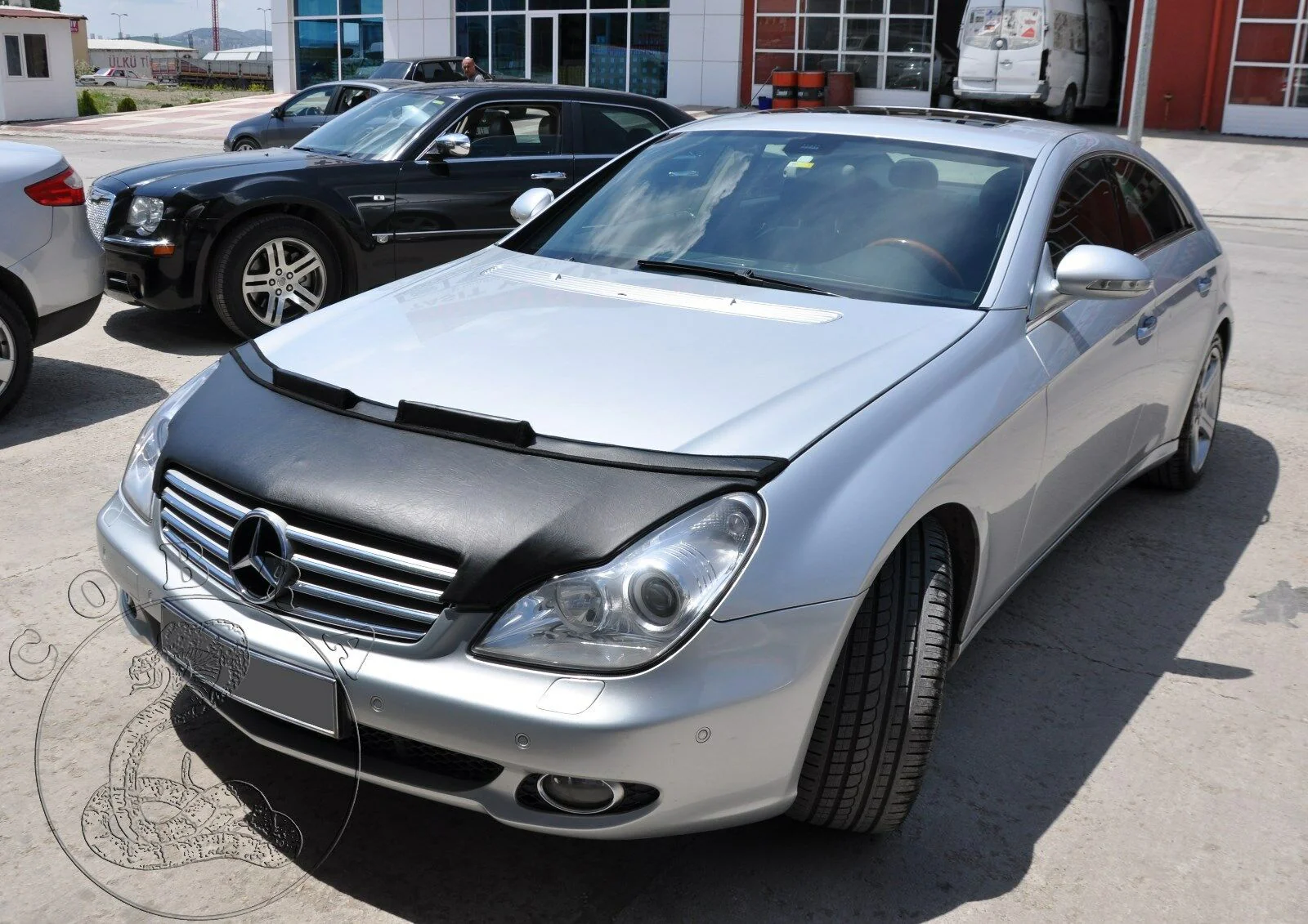 Hood Bra For Mercedes CLS W219 2006-2011 - Image 4