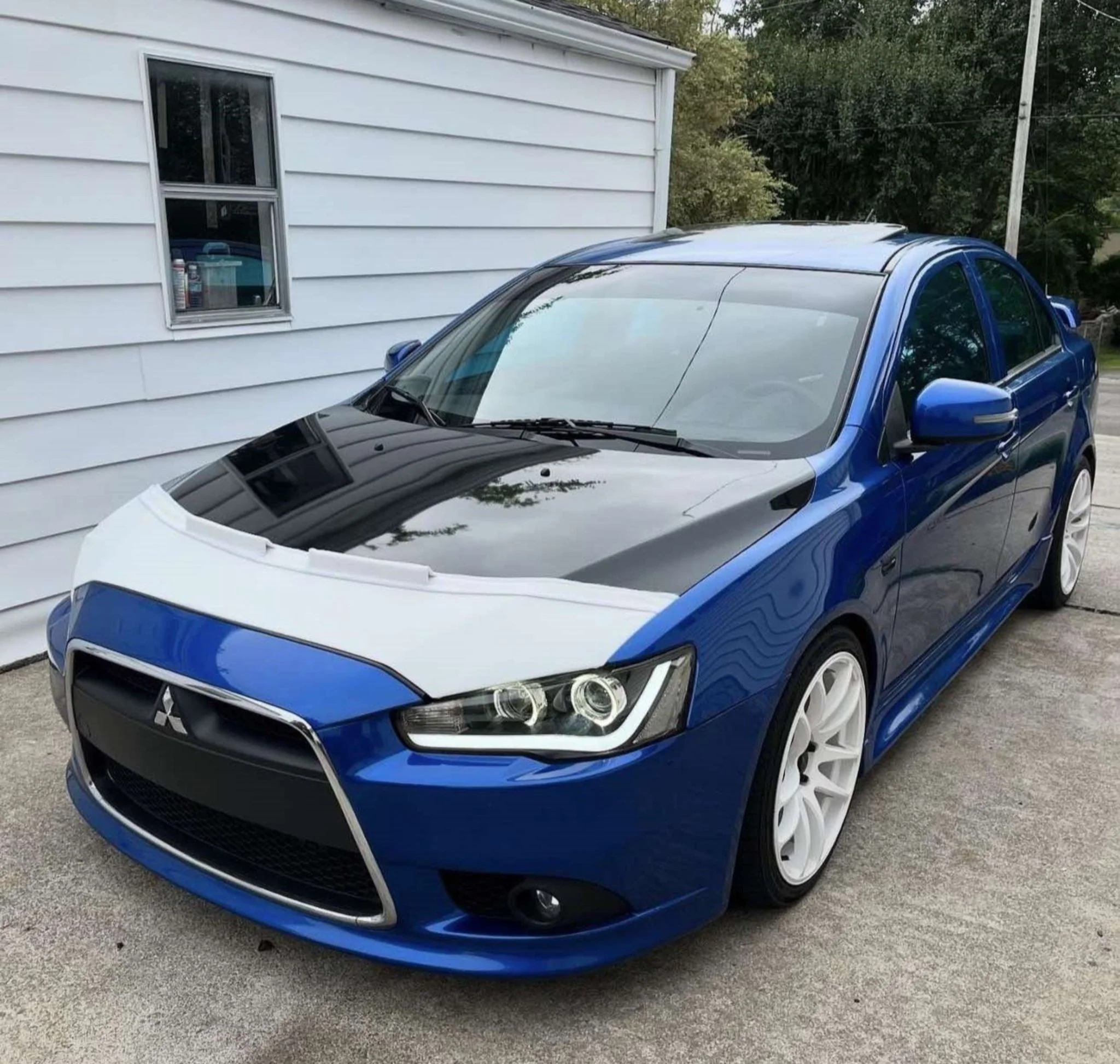 Hood Bra For Mitsubishi Lancer Evolution 10 2008-2017 - Image 7