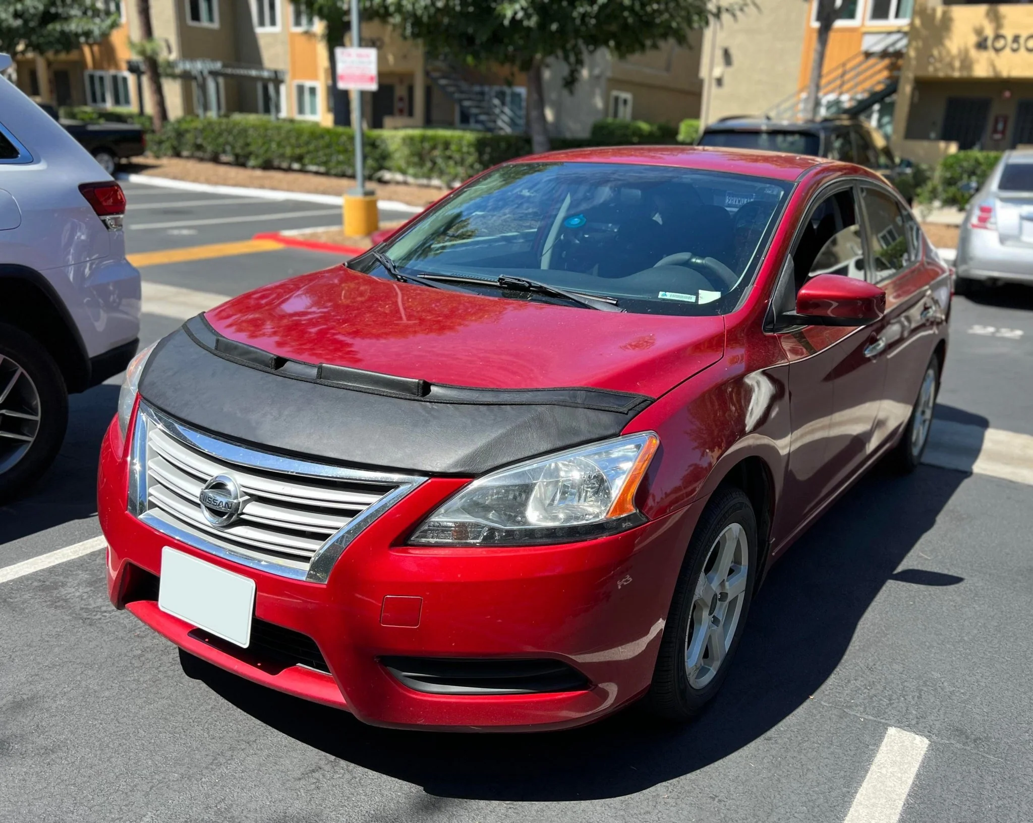 Hood Bra For Nissan Sentra 2013-2015