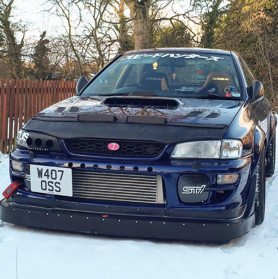 Hood Bra For Subaru Impreza 1997-2001 - Image 3