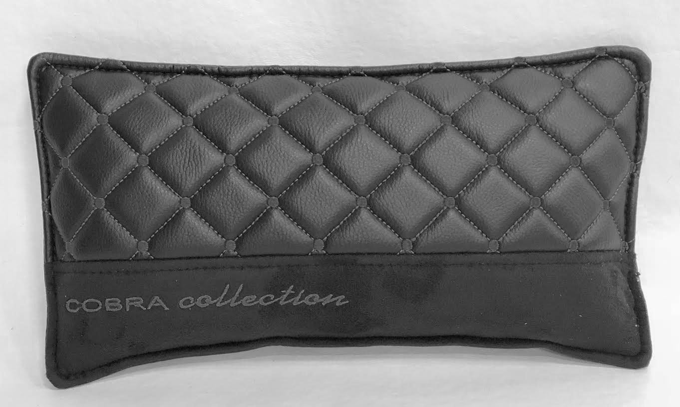 VIP Car Interior Set Black With Black Diamond Stitch Pillows - Image 12